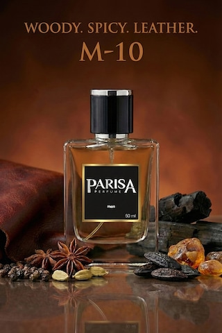 M-10 Signature Man Edp 50 Ml - Siyah Biber & Deri Notalı Karizmatik Odunsu Erkek Parfümü Prsm10 Odunsu