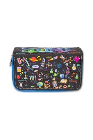 Kalem Kutusu Science Kids Kawaii Desen Orginazer Üç Bölmeli Vegan