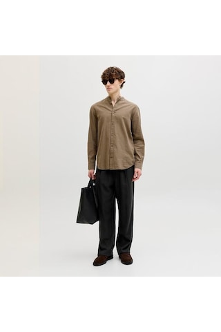 Jack&jones Bill Andros Vis Linen Blend Jogger Erkek Siyah Pantolon