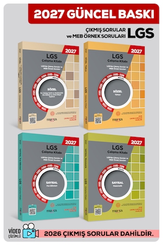 Lgs 2027 Çalışma Kitabı Çıkmış Sorular Ve Meb Örnek Soruları Güncel Baskı Lgs 2027 Çalışma Kitabı Çıkmış Sorular Ve Meb Örnek Soruları Güncel Baskı