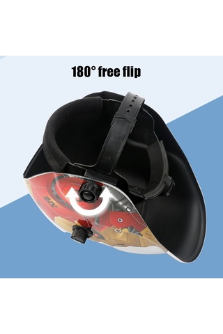 Güneş Otomatik Karartma Kaynak Maskesi Argon Ark Kaynak Kaskı Mavi Kartal