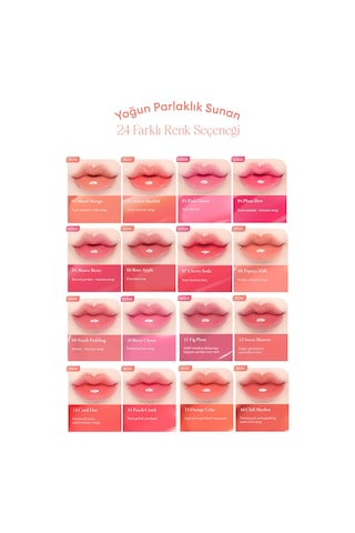 Dasique Yoğun Parlaklık Ve Canlı Renkler Sunan Kalıcı Tint Juicy Dewy Tint 24 Peach Fuzz 24 Peach Fuzz