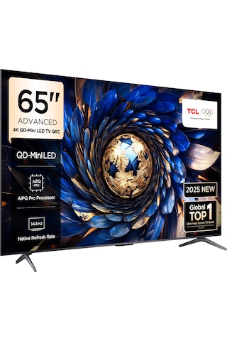 TCL 65Q6C 65" 165 Ekran Uydu Alıcılı 4K Ultra HD MiniLED Google TV