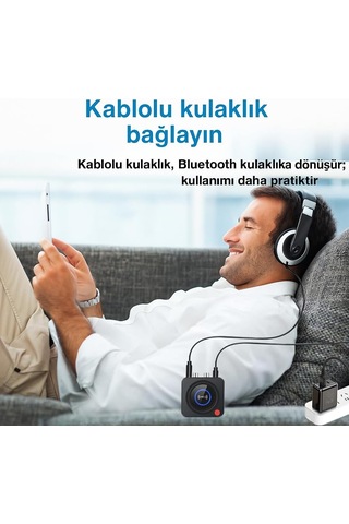 Lexroo Bluetooth Alıcısı, Hı-fı İçin Bluetooth Adaptörü, Hoparlörler İçin Blue Tooth Alıcısı