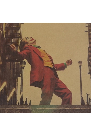 Joker Dc Comıcs Merdiven Sahnesi Retro Poster Af022