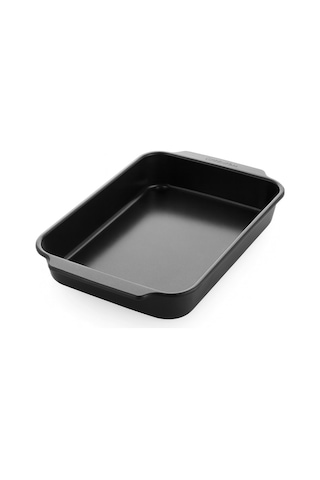 Greenpan Thermolon Yüzey Fırın Tepsisi 33 X 22,5 Cm Pfas İçermeyen Yüzey Karbon Çelik 230 C F Siyah