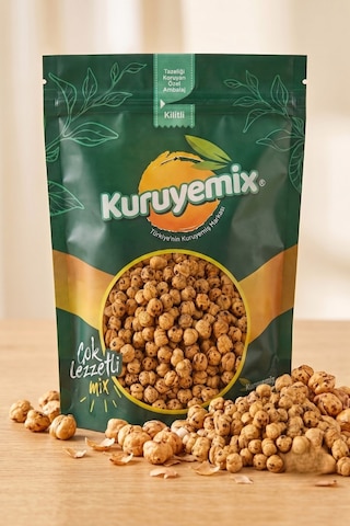 Taptaze Leblebi Kavrulmuş Tuzlu - İri Taneli Ve Lezzet Garantili 1kg 1 KG