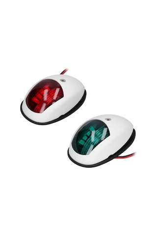 Tekne Seyir Feneri. 12v. Beyaz. Led. İskele Sancak Lambası