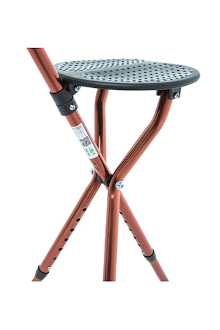 Alüminyum Ayarlı Oturaklı Katlanabilir Baston Pr-108