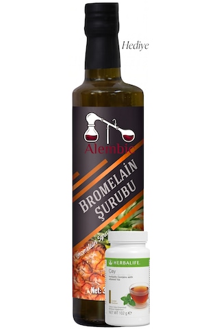 Klasik Aromalı 102 Gr Büyük Çay Alembic Bromelain Hediyeli