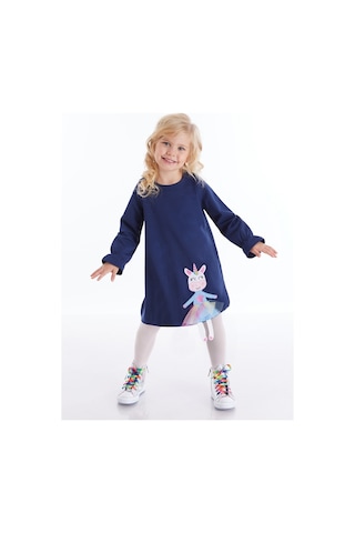 Denokids Lilycorn Kız Elbise Çok Renkli