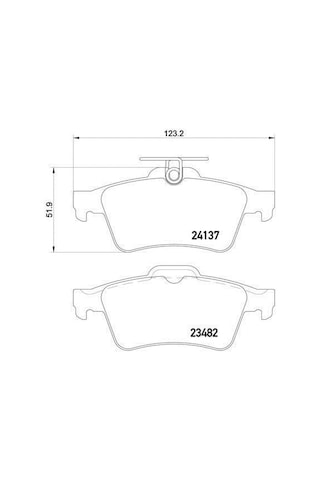 Mazda 5 Arka Fren Balatasi 2005-2010 440601689r 0986495216 2.0