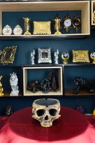 Polyester Kuru Kafa Kül Tablası Küllük