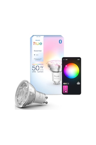 Philips Hue Essential 4.7w Gu10 345 Lumen Renkli Akıllı Spot Ampu Çok Renkli 36311029