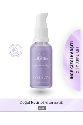 Botavee Retinol Alternatifi Bakuchiol Serum - Yaşlanma Karşıtı, Canlandırıcı Ve Aydınlatıcı Yüz Serumu - 30 Ml