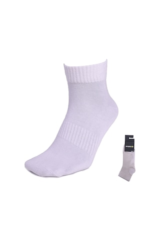 2'li Unisex Beyaz Soket Çorap 25yuc008-byz 1738491 Beyaz