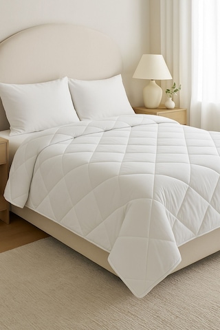 Formeya Beyaz Soft Kışlık Yorgan Tek Kişilik 155X215