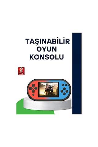 Mey İthalat 520 Oyunlu Taşınabilir Oyun Konsolu Hd Ekranlı Retro Eğlence