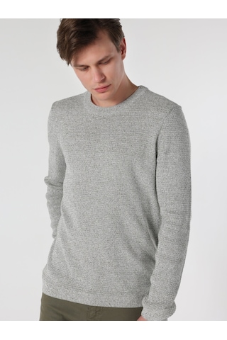 Colin's Slim Fit Yeşil Erkek Triko Kazak CL1061674_Q1.V1_KHA