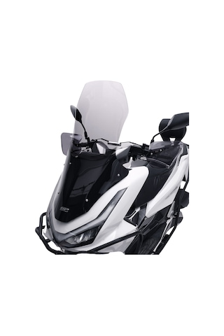 GP Kompozit Honda PCX 125 2025 Uyumlu Ön Tur Camı Füme 79 cm
