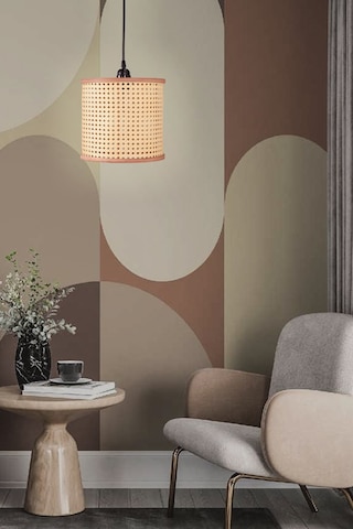 İstanbul Serisi Riva Hazeran Ahşap Avize Sarkıt 22cm Ahşap