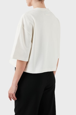 Ea7 Bayan T Shirt 7w000177 Af12473 U0005 Ekru Ekru