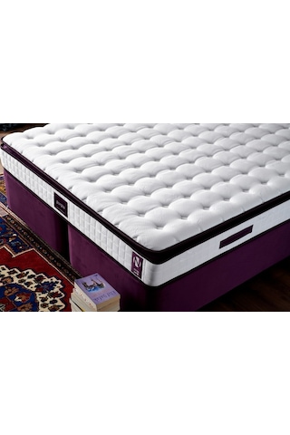 Nironyatak Niron Purple 150X200 Çift Kişilik Pedli Yatak Full Ortopedik Yayl