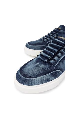 Barracuda Erkek Hakiki Deri Mavi/beyaz Sneakers & Spor Ayakkabı 511 Bu3510a Erk Ayk Y24 Denım Blu/bıanco Mavi - Beyaz
