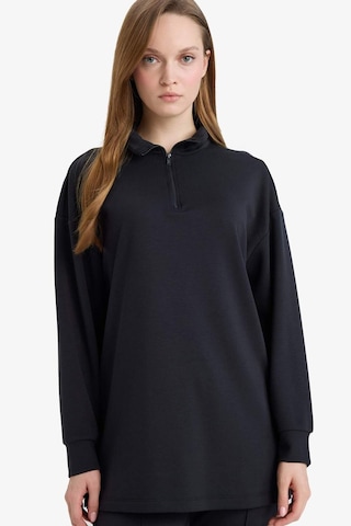 Defacto Regular Fit Fermuarlı Yaka Uzun Kollu Tunik F5771ax26spar221 Antrasit-ar221