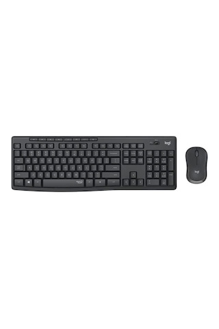 Logitech Mk295 Q Tr Siyah Kablosuz Klavye Mouse Set