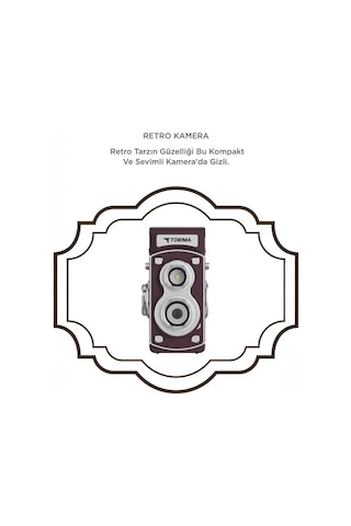 Torima CMR44 Mini Retro Dijital Fotoğraf Makinesi Mor