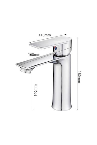 Boheme Fleko Lavabo Bataryası Moi 111 Krom Krom