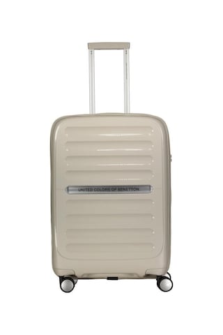 Benetton Orta Boy %100 Polipropilen Valiz Bej Bnt1000 Bej
