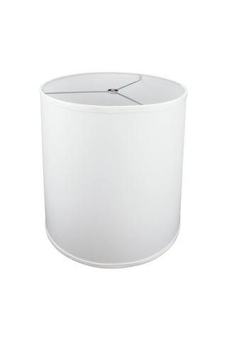 Abajur 13 'üst Çaplı X 15' Alt Çaplı X 15 'yıkayıcı İle Eğik Yükseklik Örümcek Arp Beyaz Beyaz