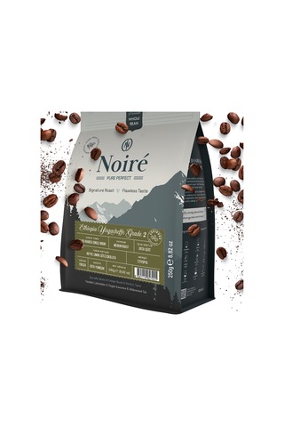 Noire Ethiopia Yirgacheffe Grade 2 250g %100 Arabica Single Origin Çekirdek