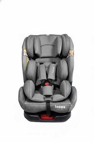 Locos 0-36 Kg 360 Derece Dönebilen İsofixli Çocuk Oto Koltuğu Gri