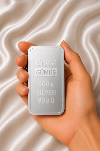 500 Gram Külçe Gümüş Yatırımlık Gümüş