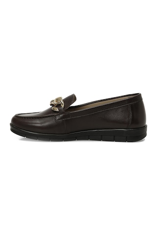 Polaris 105403.z6fx Kahverengi Kadın Loafer 000000000102202586 Kahverengi