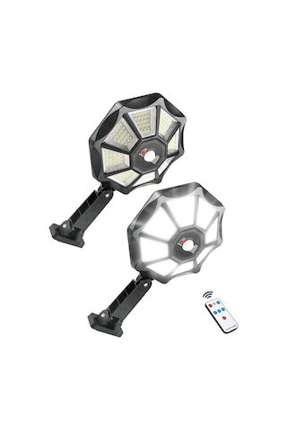 Powermaster Zb-168a Kumandalı Sensörlü Beyaz Solar Aydınlatma