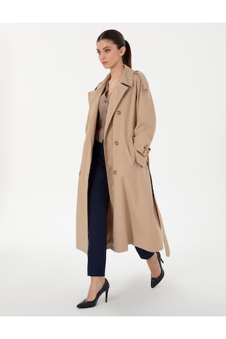 Pierre Cardin Kadın Bej Trençkot 50300859-vr011 Bej
