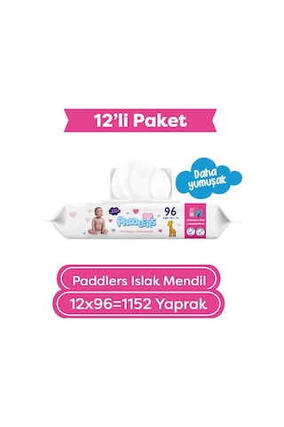 Paddlers Islak Mendil 96X12 Li Koli (1152 Yaprak)