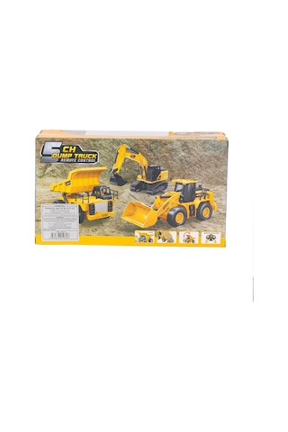 5082 Sun-rst-rc İş Makinesi 1 24 Damperli Kamyon Ff Işıklı 5ch 3 7v Usb 40mhz