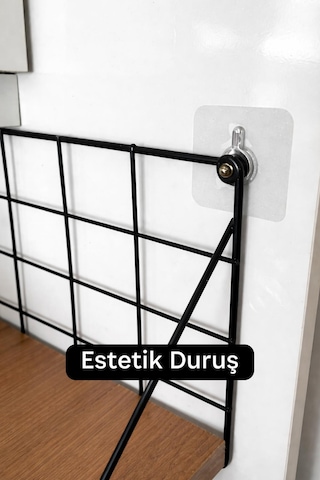 2'li Şeffaf Yapışkanlı Vidalı Çok Amaçlı Duvar Askısı Düzenleyici Askılık 6x6 Cm Diğer