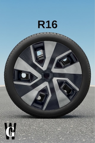 Toyota 16 İnç Jant Kapağı 4 Adet Siyah Füme C114