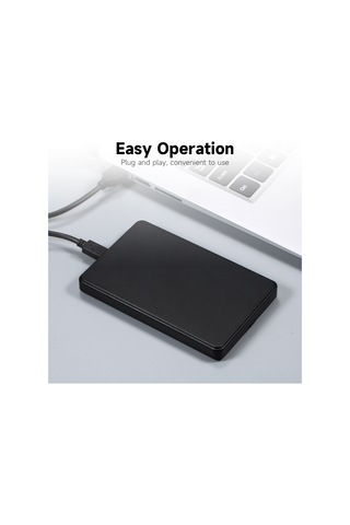 Xiyyadms Usb2.0 320gb Dış Hard Disk, Hafif Taşınabilir, Sabit Dayanıklı, Siyah, Abs Kasa, 12x7.5x1.3cm, Win7/8/10/vista Desteği