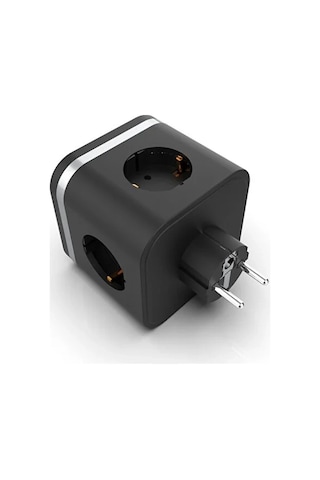 Termal Akım Korumalı Isıya Dayanıklı 3 Lü Duvar Tipi Priz 2x Usb 2x Typce 3680 W 0-2