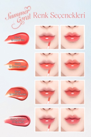 Dasique Yoğun Parlaklık Ve Canlı Renkler Sunan Kalıcı Tint Juicy Dewy Tint 14 Peach Crush 14 Peach Crush