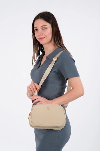 Newish Polo Kadın Uzun Askılı El Ve Omuz Çantası - New260 Bej