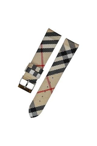 Burberry Bu9118 Modeli Kumaş Yüzeyli Saat Kordonu