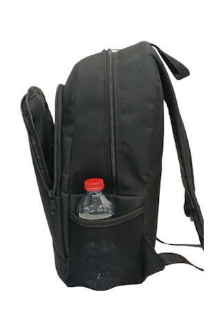 M.blade Geniş Hacimli Su Geçrmez Kumaş Okul Sırt Çantası Siyah